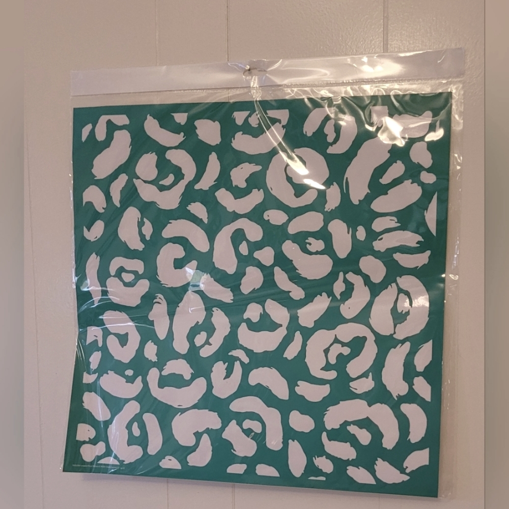 NEW Chalk Couture Reusable Transfer Leopard Print Pattern